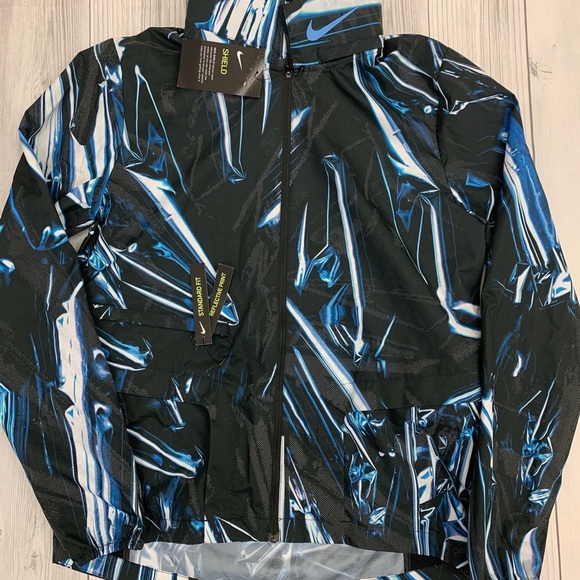 Nike NSW Full-Zip Reflective Running Jacket Womens Size S BV4387